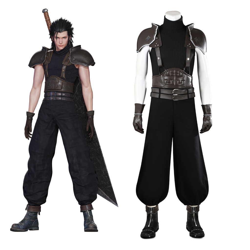 Men Shoes Europe To Us - Zack fair cosplay traje ff7 uniformes