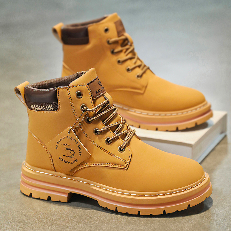 Men'S Shoes Dq - Clássico masculino botas de cano alto
