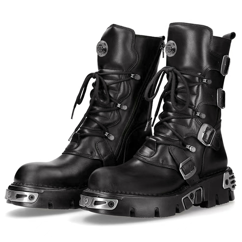 Men'S Shoes Dq - Homens de luxo moda punk gótico