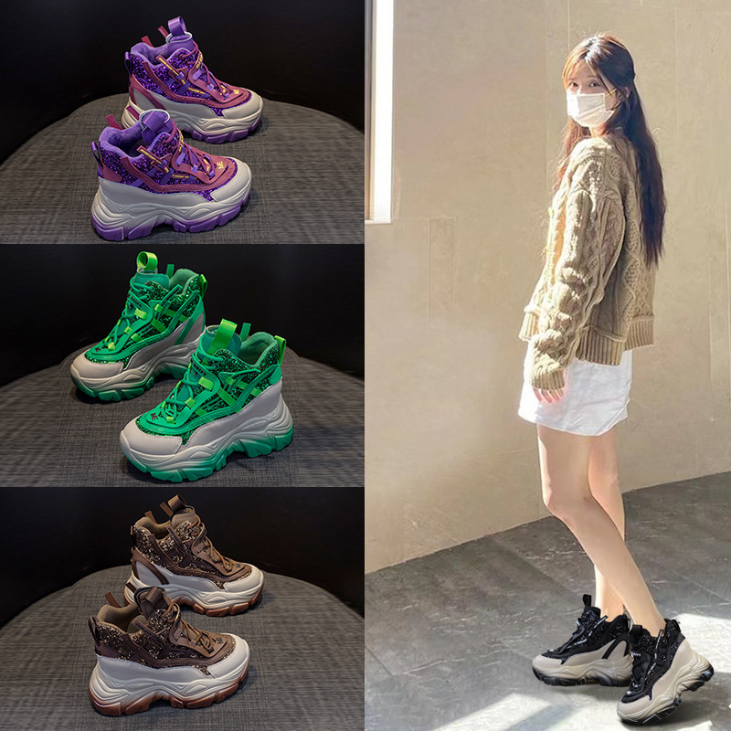 Running Shoes Lightweight - 2025 tênis de cunha escondida feminina