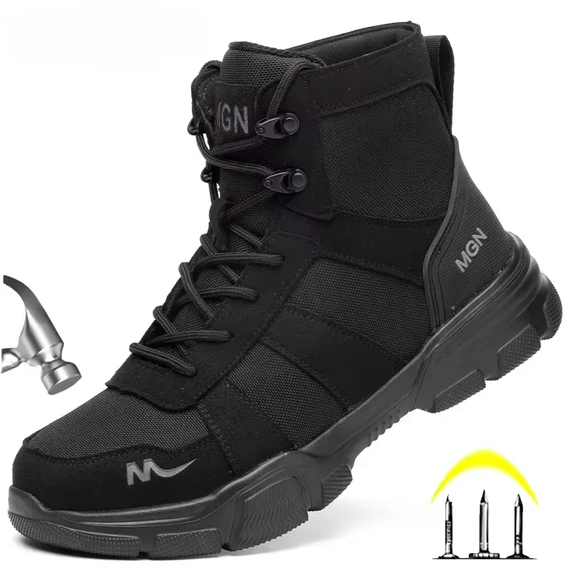 Men'S Shoes Dq - Botas de trabalho indestrutíveis sapatos de