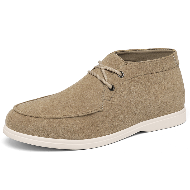 Men'S Shoes Dq - Botas Chukka clássicas de couro de