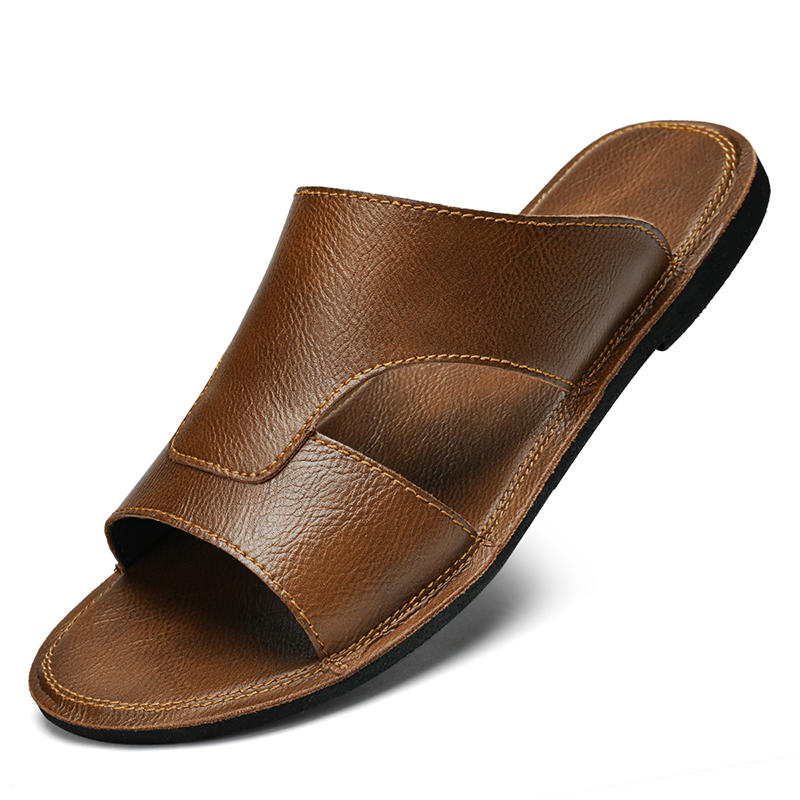 Men'S Shoes In Style - Chinelos Masculinos Pretos e Marrons de