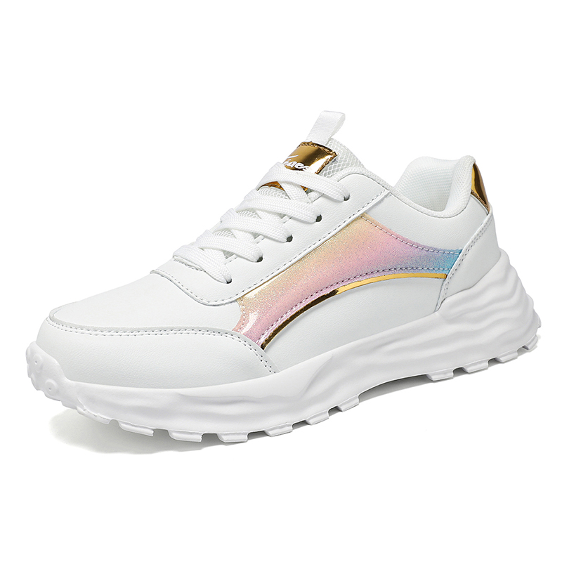 Running Shoes Lightweight - Tênis Feminino de Couro Esportivo Casual
