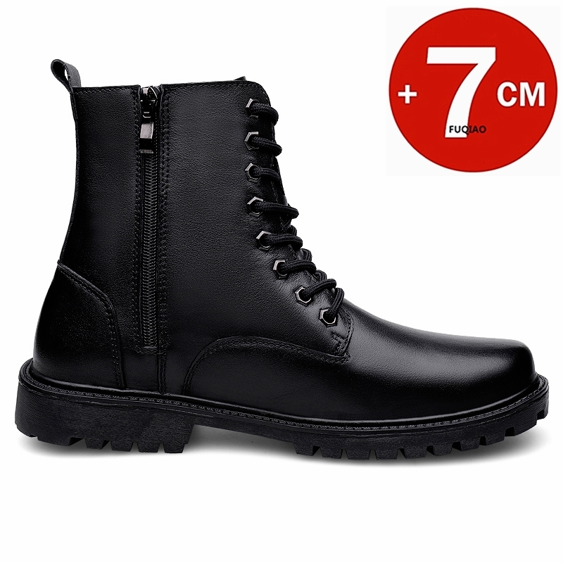 Botas de elevador de couro gen - Men'S Shoes Increase Height avaliação e preço