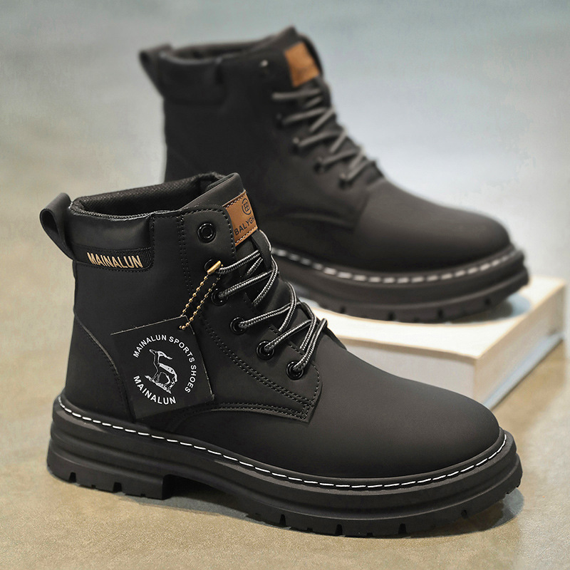 Clássico masculino botas de ca - Men'S Shoes Dq avaliação e preço
