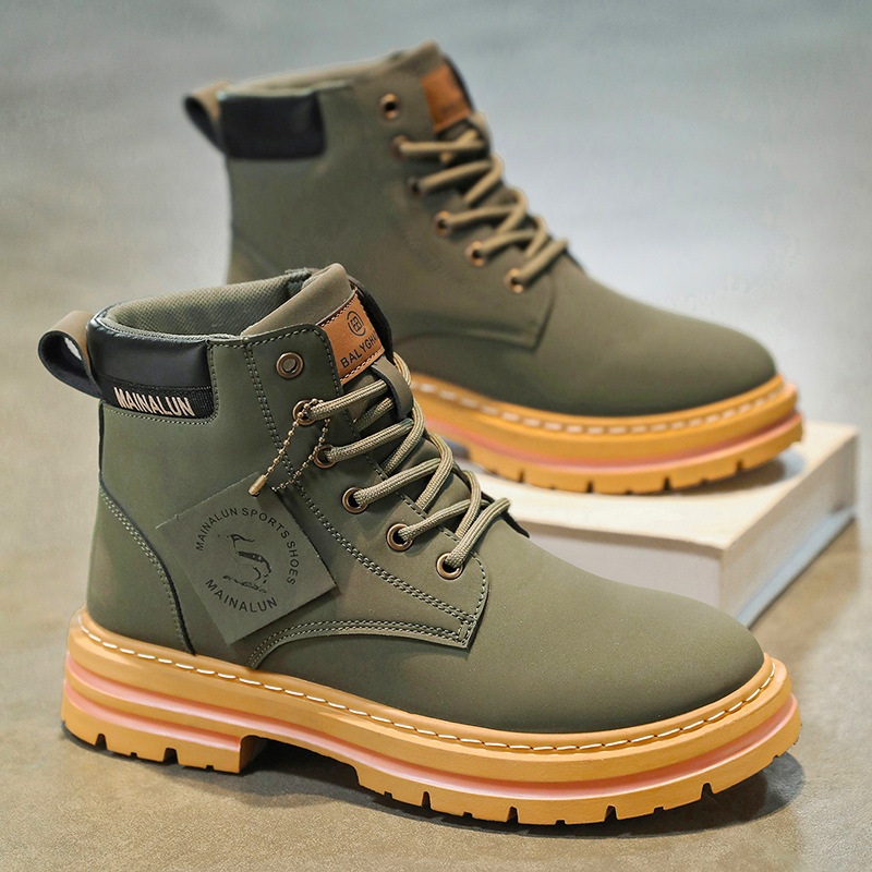 Clássico masculino botas de ca - Men'S Shoes Dq avaliação e preço