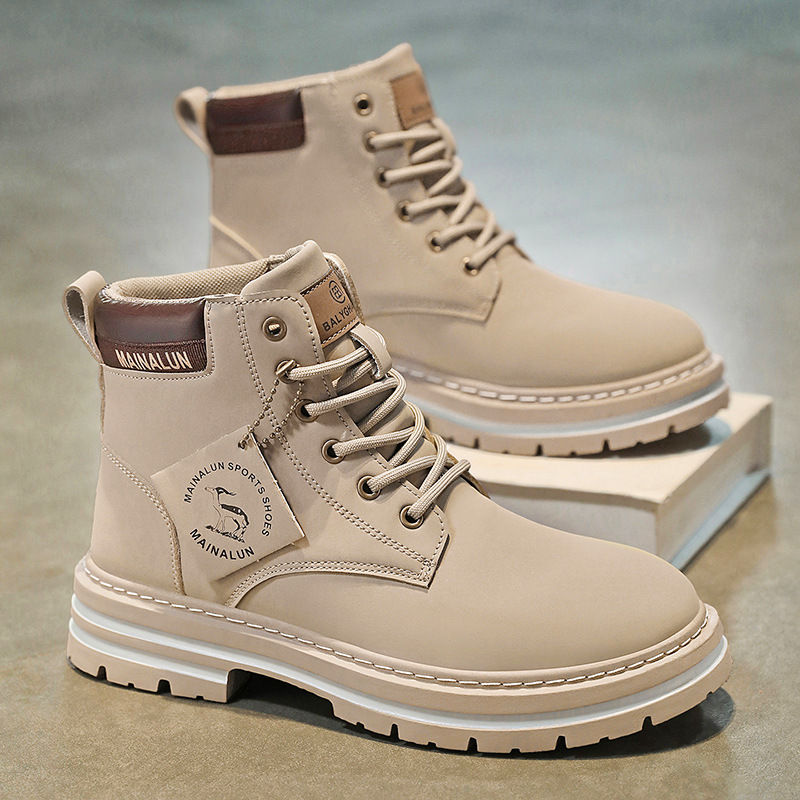 Clássico masculino botas de ca - Men'S Shoes Dq avaliação e preço