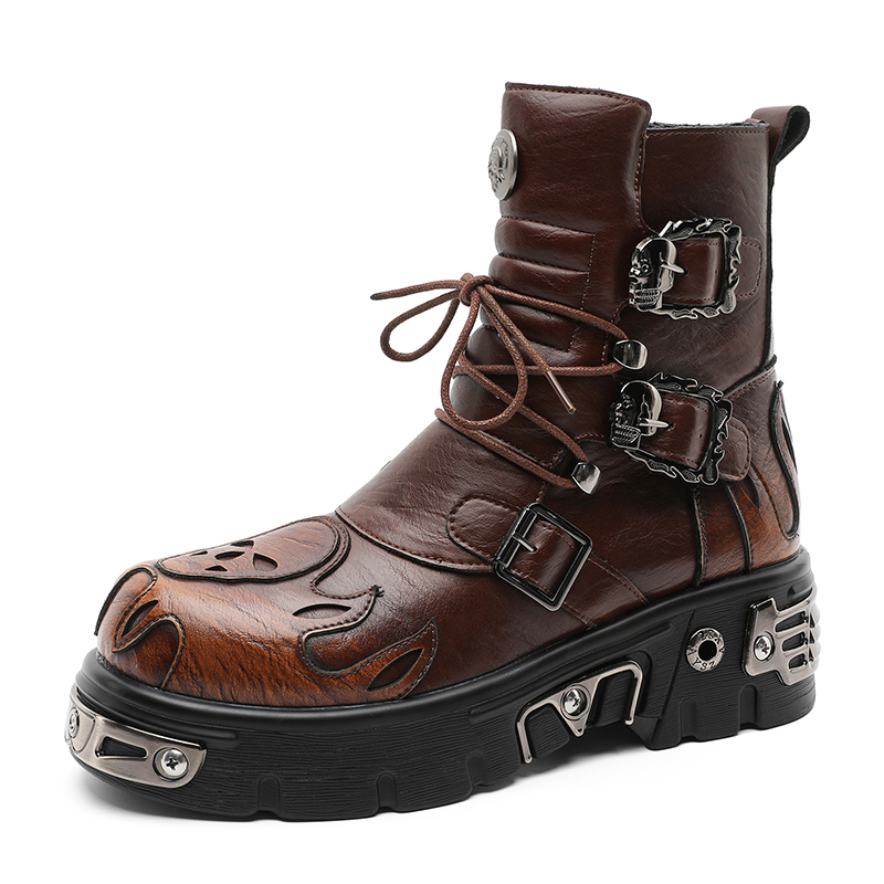 Botas de Motocicleta Masculina - Men'S Shoes Increase Height avaliação e preço
