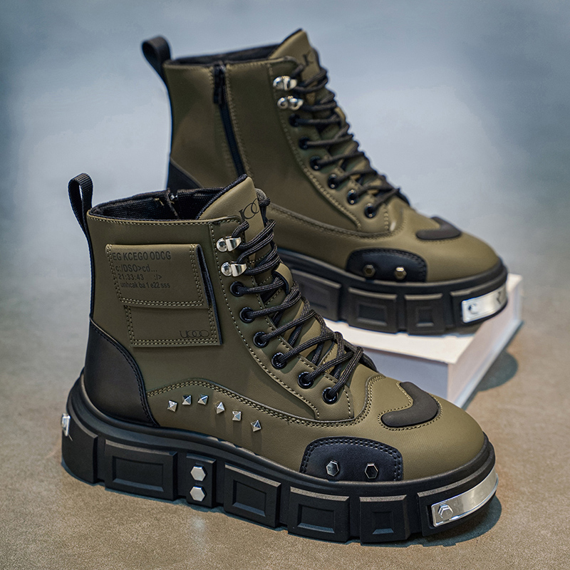 Botas Masculinas Confortáveis  - Men'S Shoes Zipper avaliação e preço