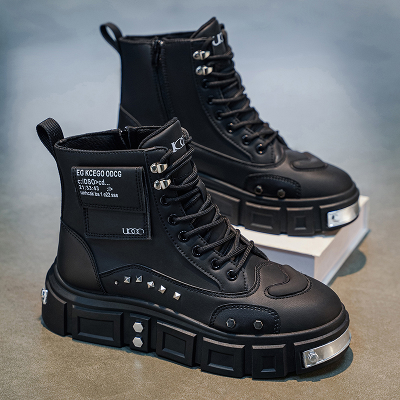 Botas Masculinas Confortáveis  - Men'S Shoes Zipper avaliação e preço