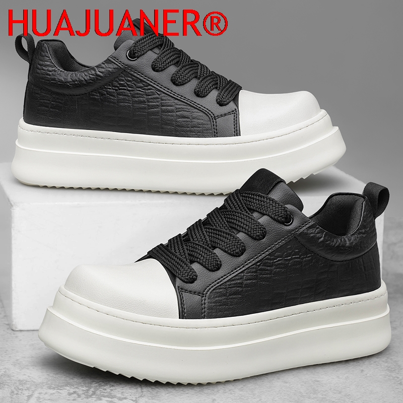 Tênis Masculino de Couro com A - Men'S Shoes Increase Height avaliação e preço