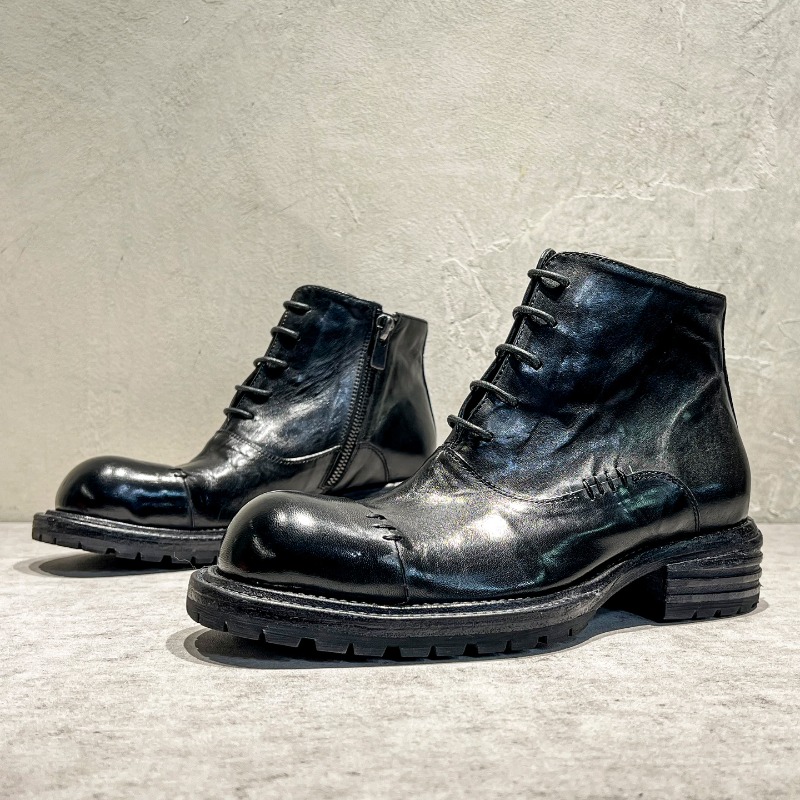 Estilo étnico lavado couro de  - Men'S Shoes Zipper avaliação e preço