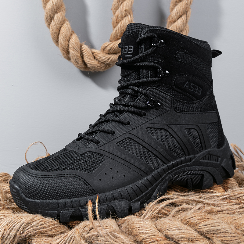 Homens botas táticas rendas at - Men'S Shoes Zipper avaliação e preço