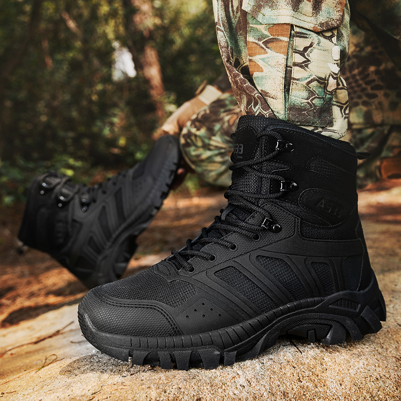 Homens botas táticas rendas at - Men'S Shoes Zipper avaliação e preço