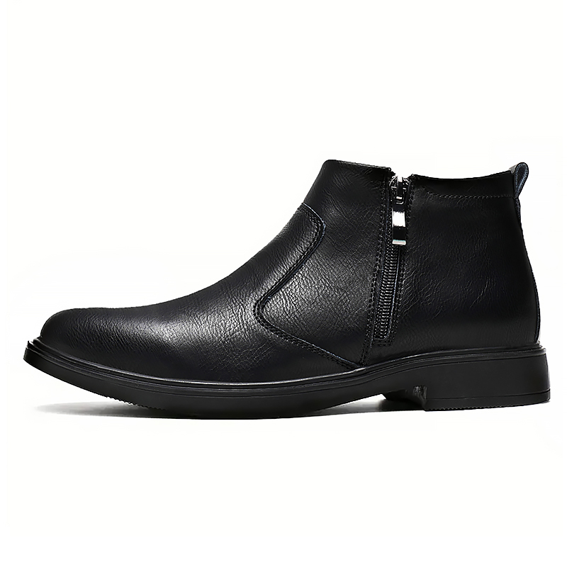 Novos Sapatos de Couro de Cano - Men'S Shoes Zipper avaliação e preço