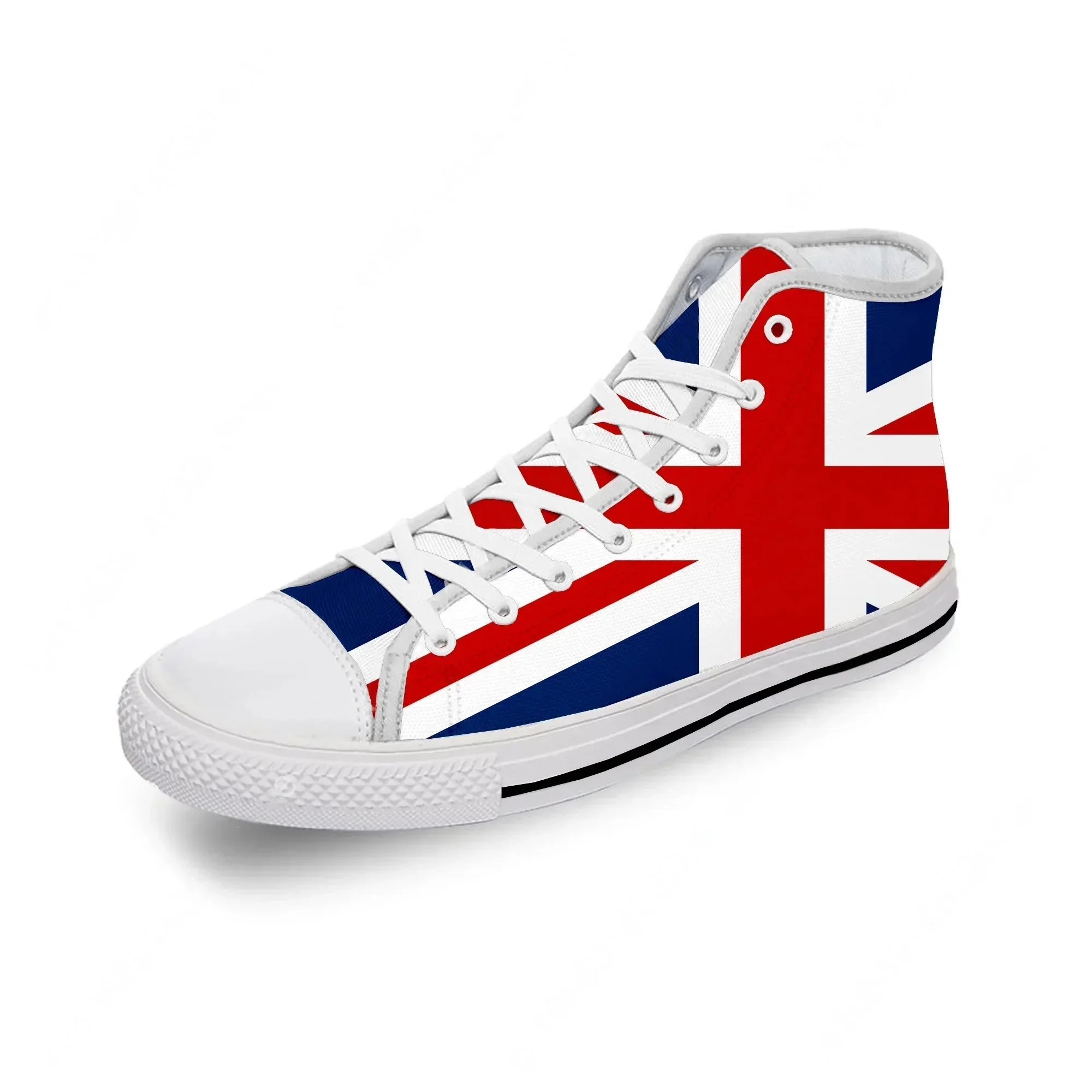 Tênis de Lona Cano Alto com Es - Men Shoes Uk avaliação e preço