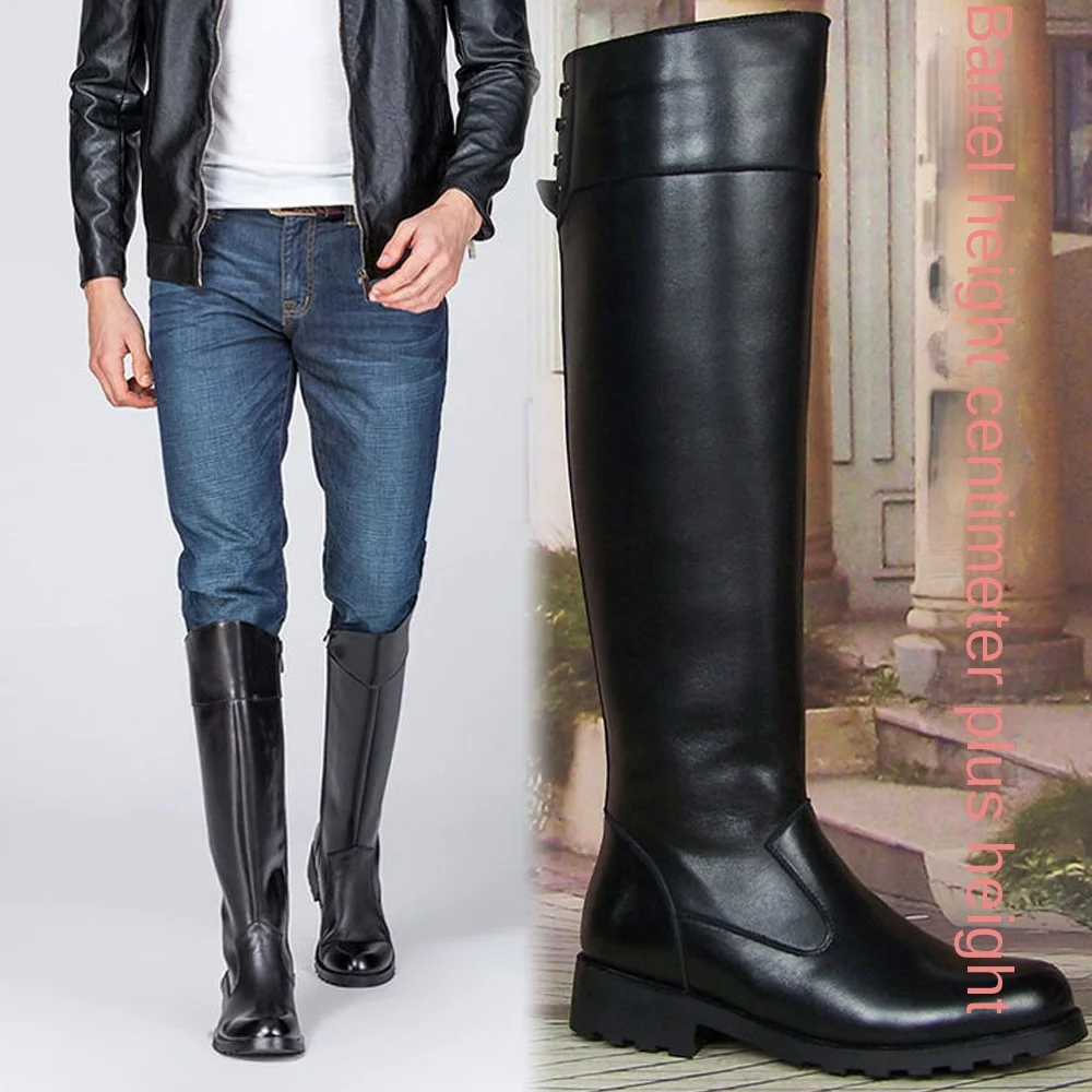 Moda masculina couro genuíno g - Men'S Shoes Zipper avaliação e preço