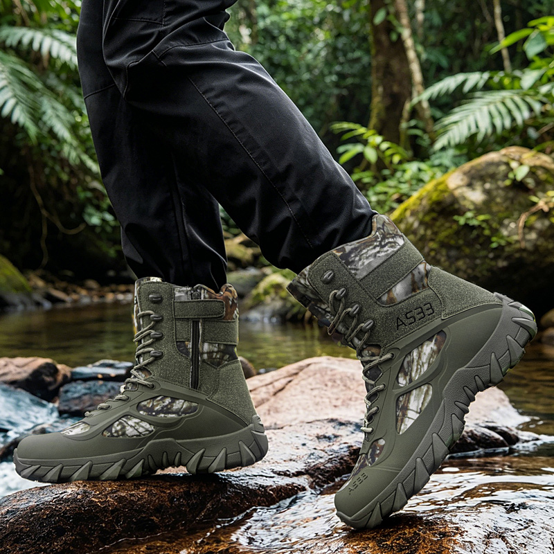 Bota tática masculina para ati - Men'S Shoes Zipper avaliação e preço