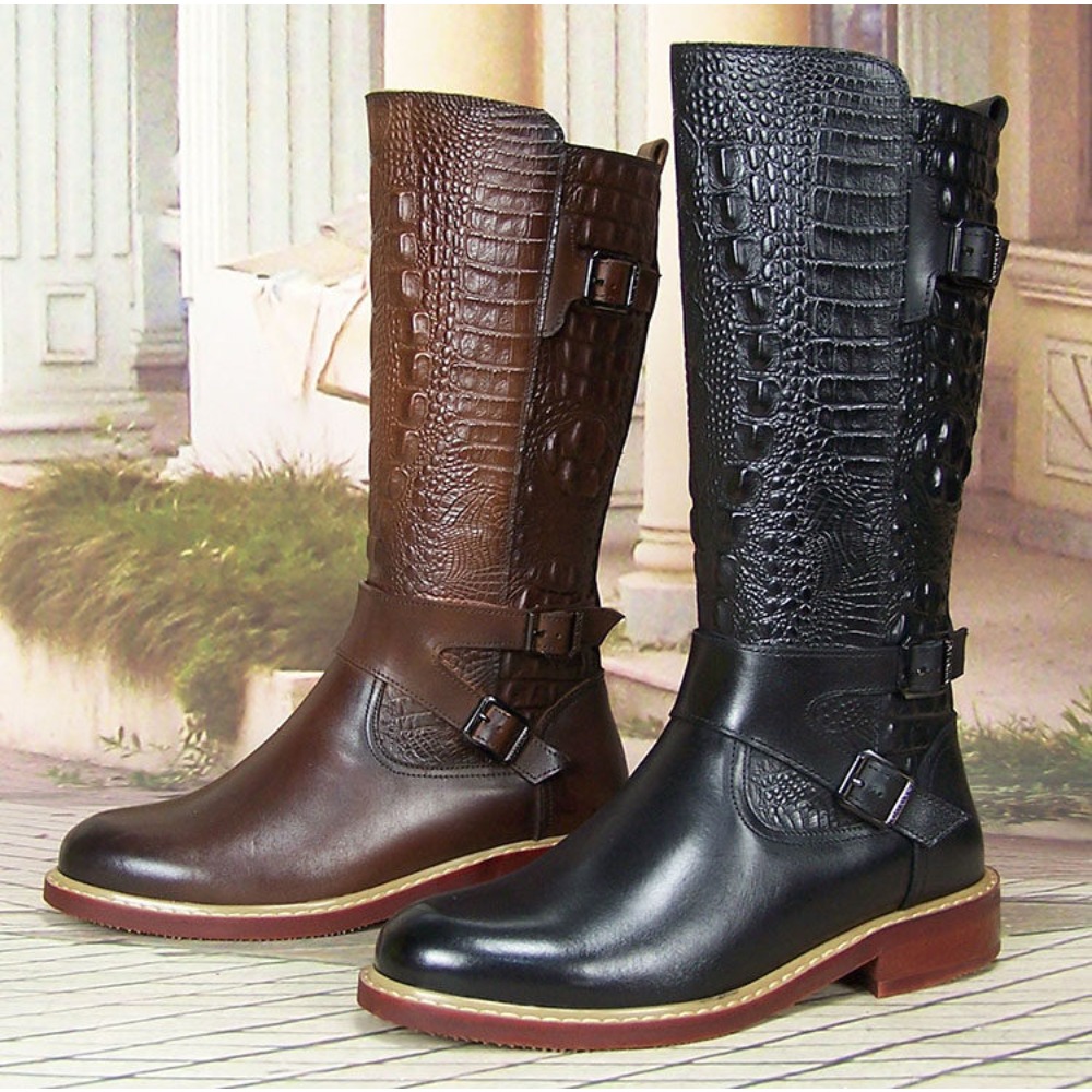 Botas Masculinas de Couro Grav - Men'S Shoes Zipper avaliação e preço