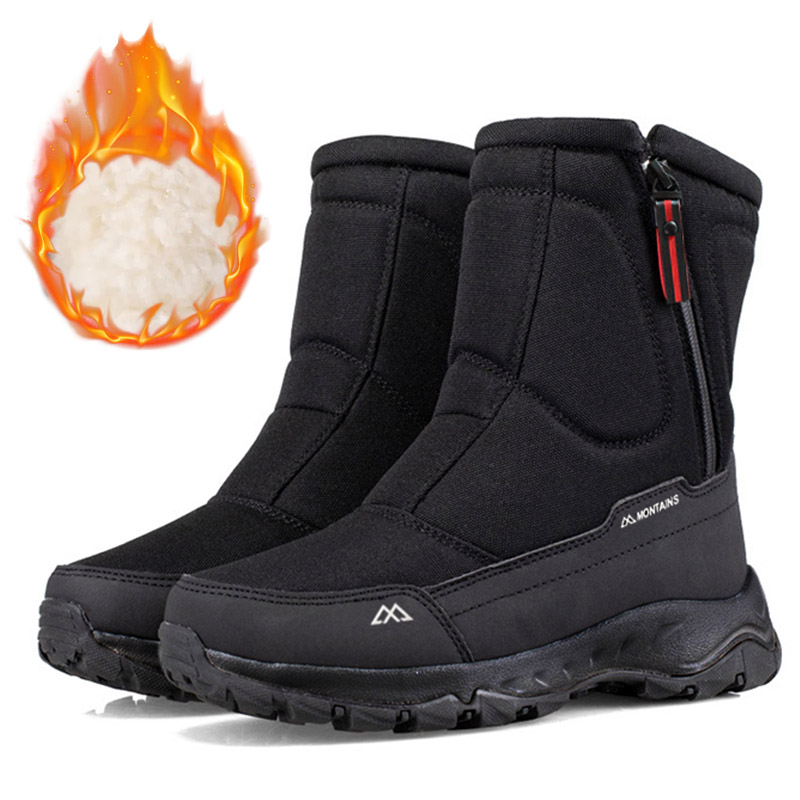Botas de neve externas confort - Men'S Shoes Zipper avaliação e preço
