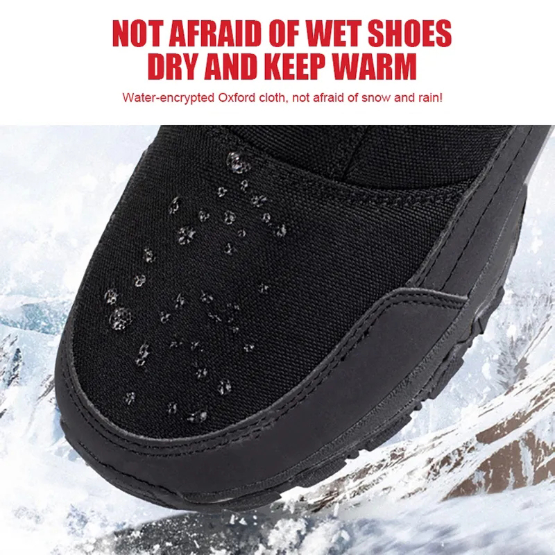 Botas de neve externas confort - Men'S Shoes Zipper avaliação e preço