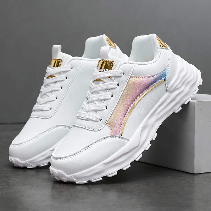 Tênis Feminino de Couro Esport - Running Shoes Lightweight avaliação e preço