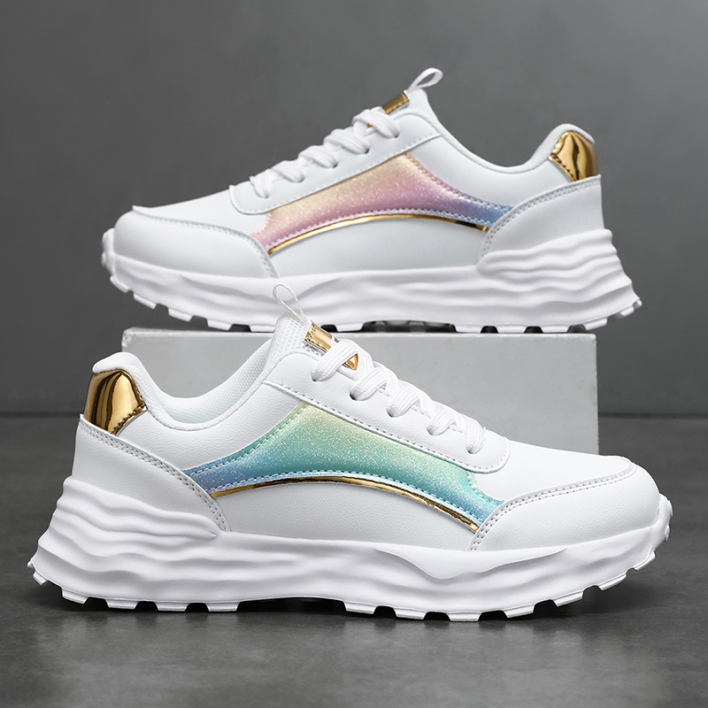 Tênis Feminino de Couro Esport - Running Shoes Lightweight avaliação e preço