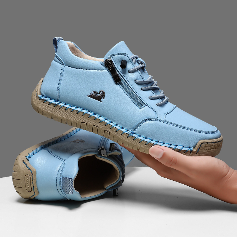 Tênis feminino de couro artesa - Men'S Shoes Dq avaliação e preço