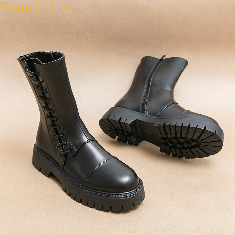 Botas de Couro Masculinas da M - Men'S Shoes Zipper avaliação e preço